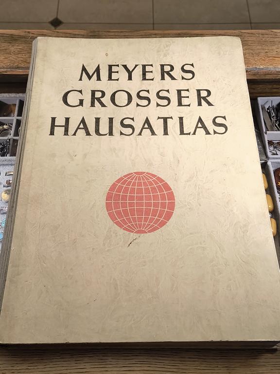 MEYERS GROSSER HAUSATLAS - Wielki atlas domowy Meyera, 1938 r.