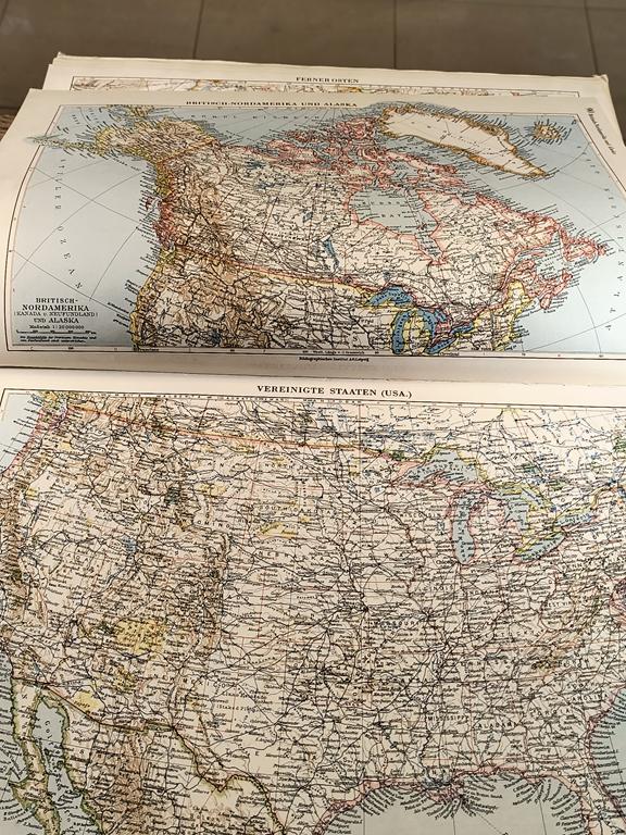 MEYERS GROSSER HAUSATLAS - Wielki atlas domowy Meyera, 1938 r.