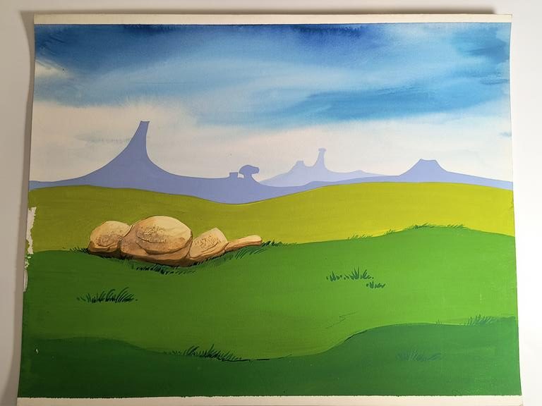 Oryginalny zestaw animacyjny z bajki THE FLINTSTONE KIDS