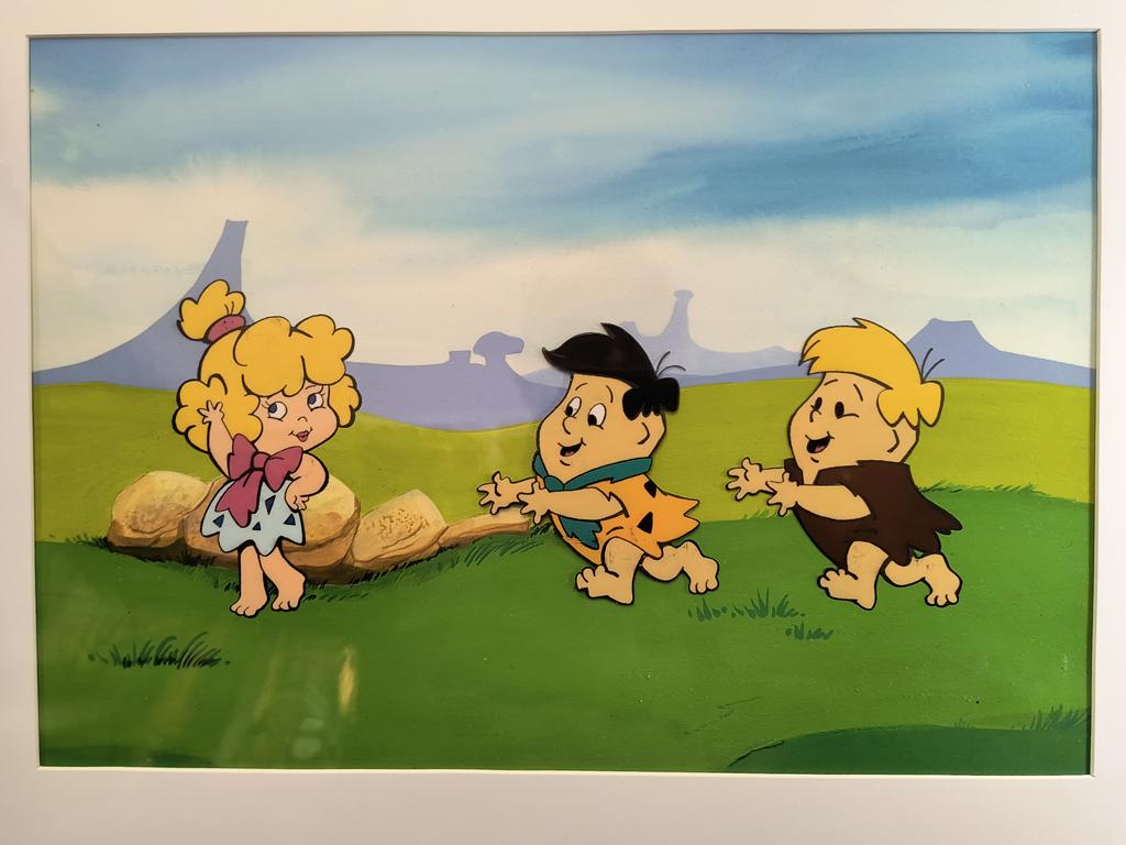 Oryginalny zestaw animacyjny z bajki THE FLINTSTONE KIDS