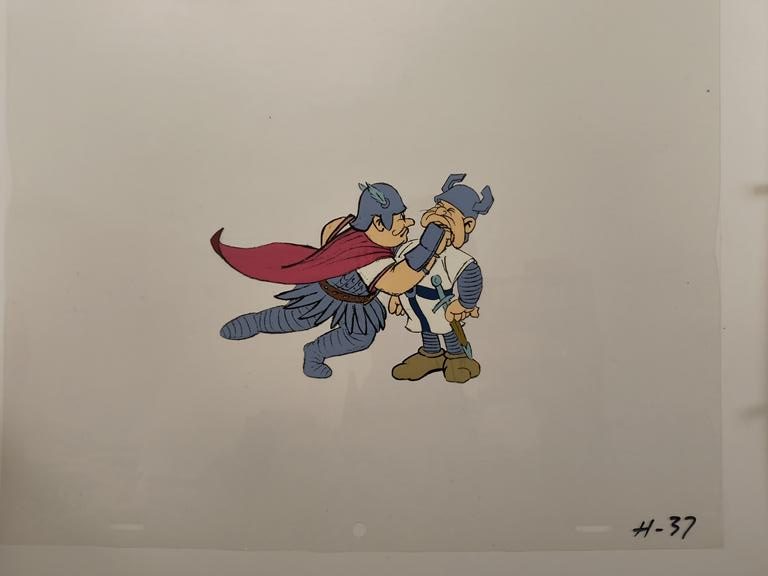 Oryginalny zestaw animacyjny z bajki „Kajko i Kokosz” – HEGEMON i KAPRAL