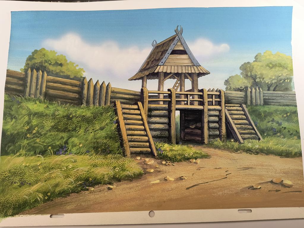 Oryginalny zestaw animacyjny z bajki „Kajko i Kokosz” – HEGEMON i KAPRAL