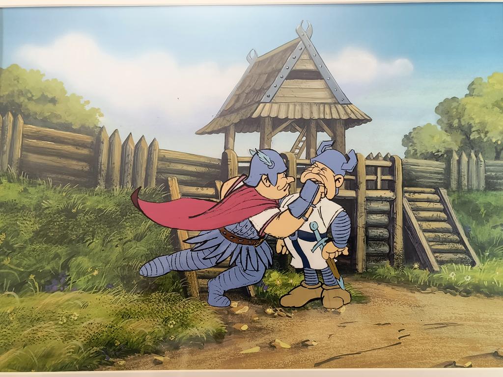 Oryginalny zestaw animacyjny z bajki „Kajko i Kokosz” – HEGEMON i KAPRAL