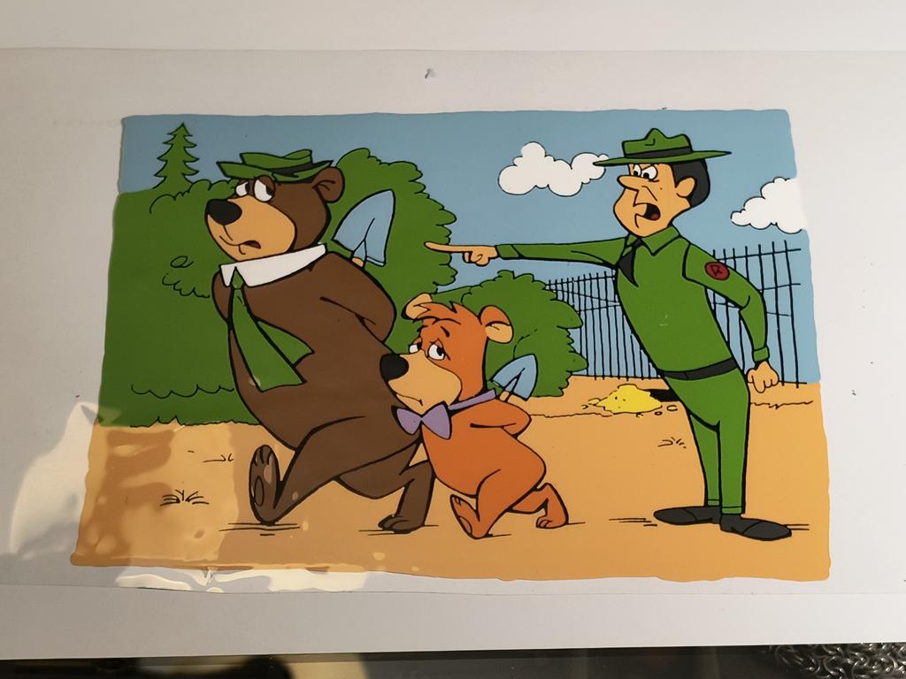 Folia animacyjna z bajki "Miś Yogi"