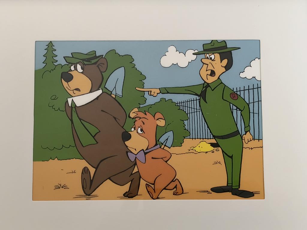 Folia animacyjna z bajki "Miś Yogi"