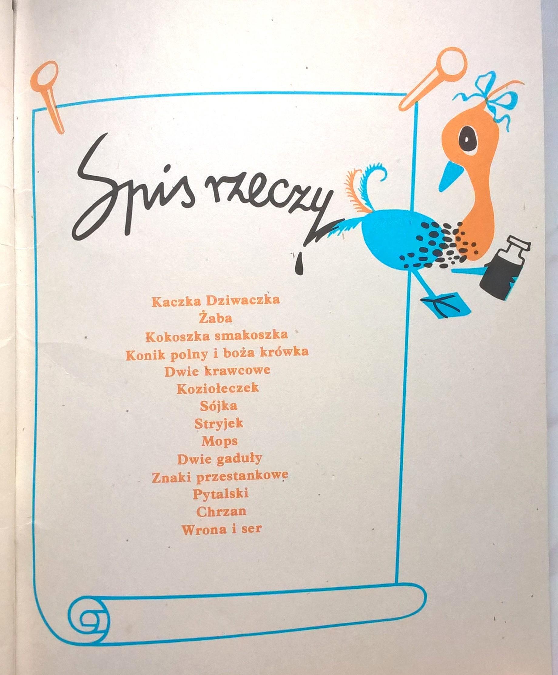 Książka dla dzieci "Kaczka Dziwaczka" Jan Brzechwa, 1986 r.