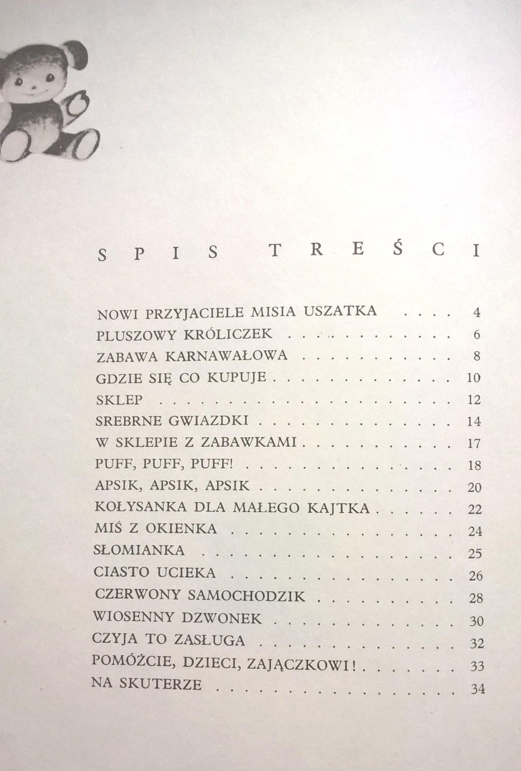 Książka dla dzieci "Nowi Przyjaciele Misia Uszatka" Czesław Janczarski, 1984 r.