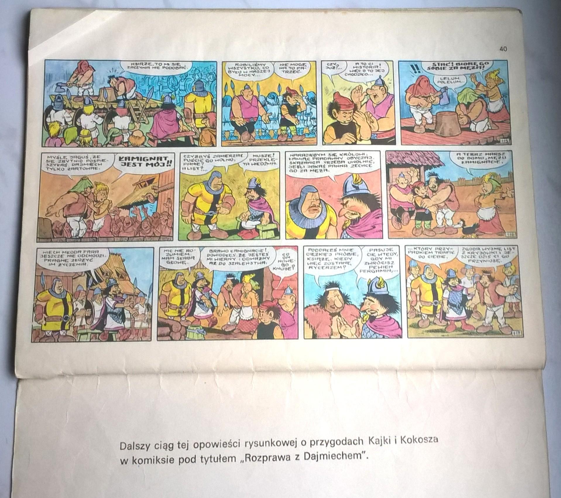 Komiks „KAJKO i KOKOSZ. Woje Mirmiła” Janusz Christa, 1988 r.
