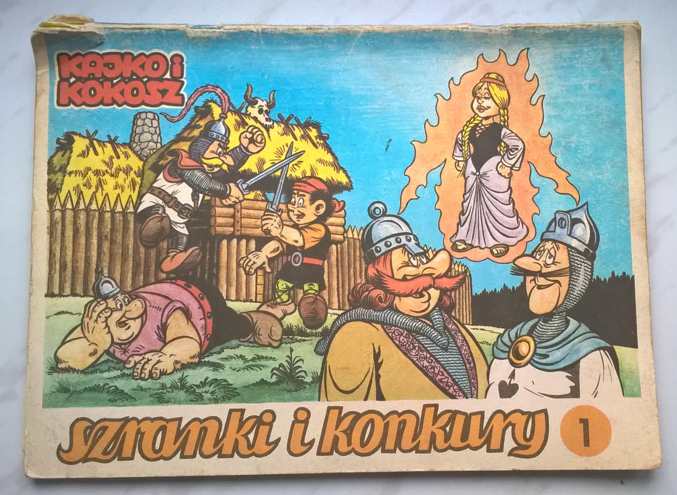 Komiks „KAJKO i KOKOSZ. Szranki i konkury. Część 1” Janusz Christa, 1989 r.