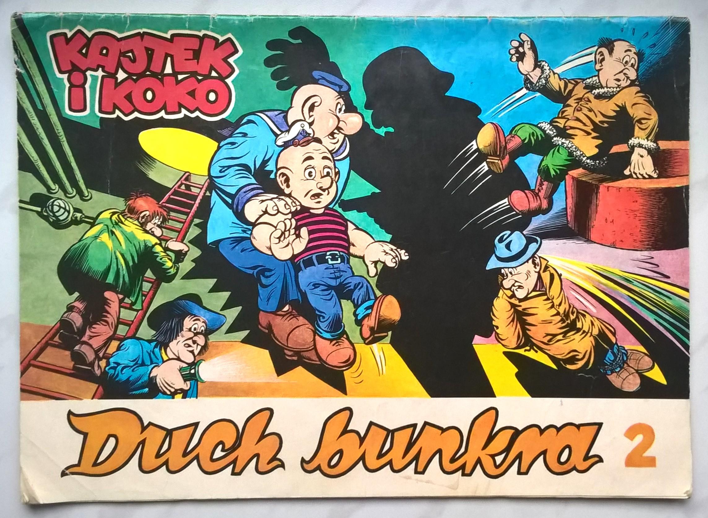 Komiks „KAJTEK i KOKO. Duch bunkra. Część 2” Janusz Christa, 1990 r.