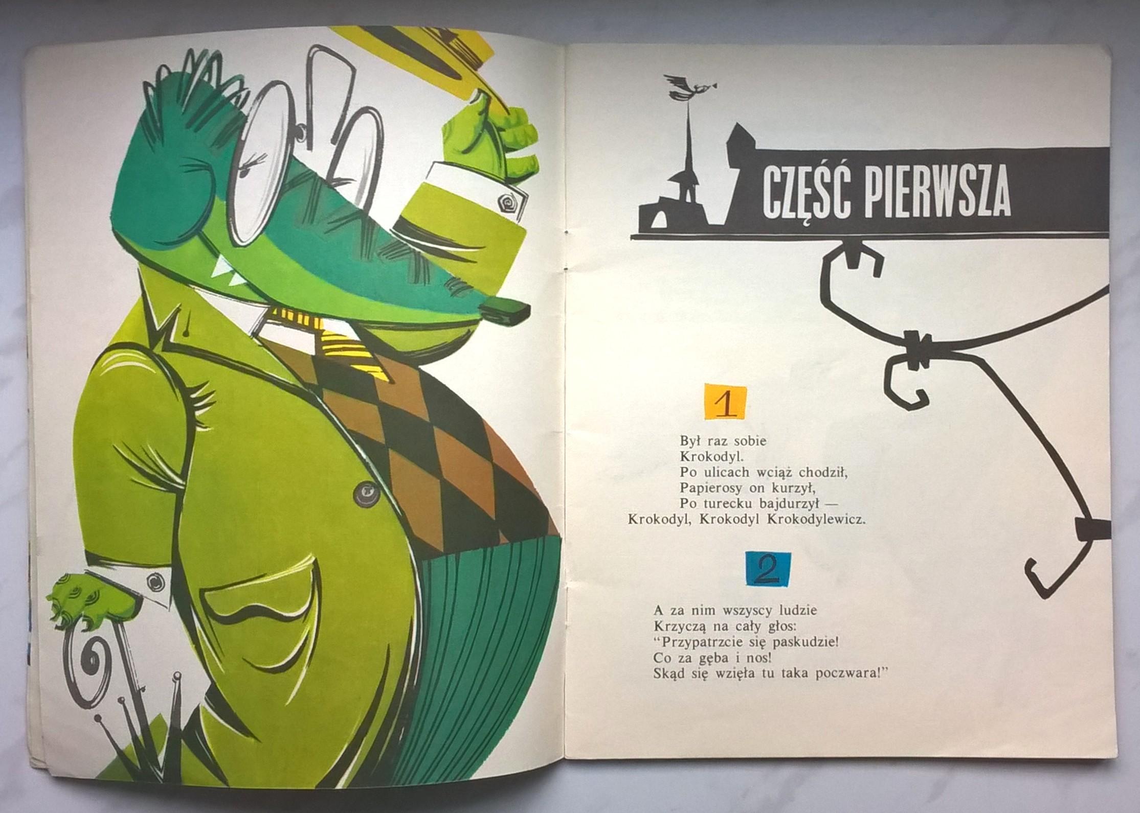 Książka dla dzieci "KROKODYL" Korniej Czukowski, 1980 r.