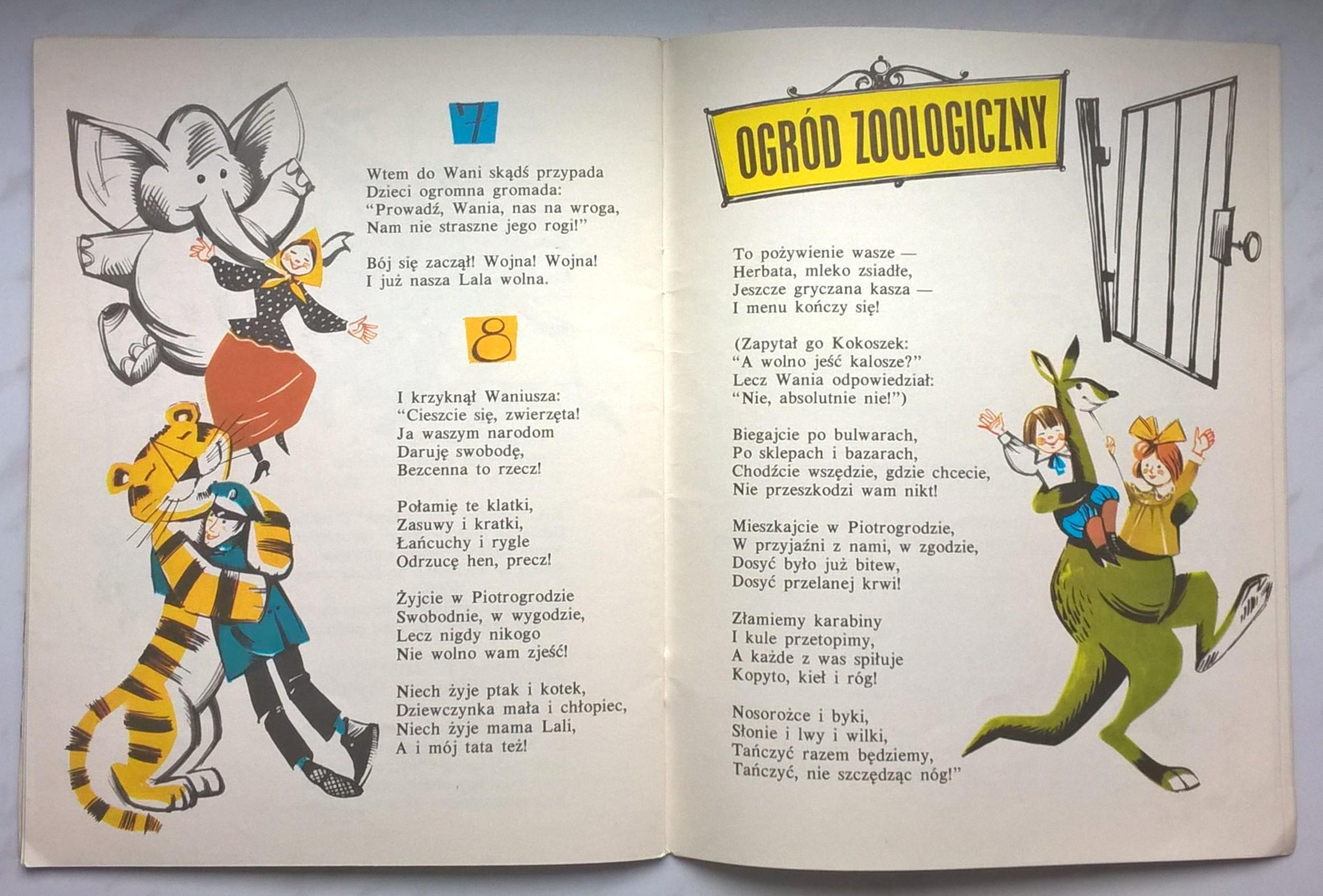 Książka dla dzieci "KROKODYL" Korniej Czukowski, 1980 r.