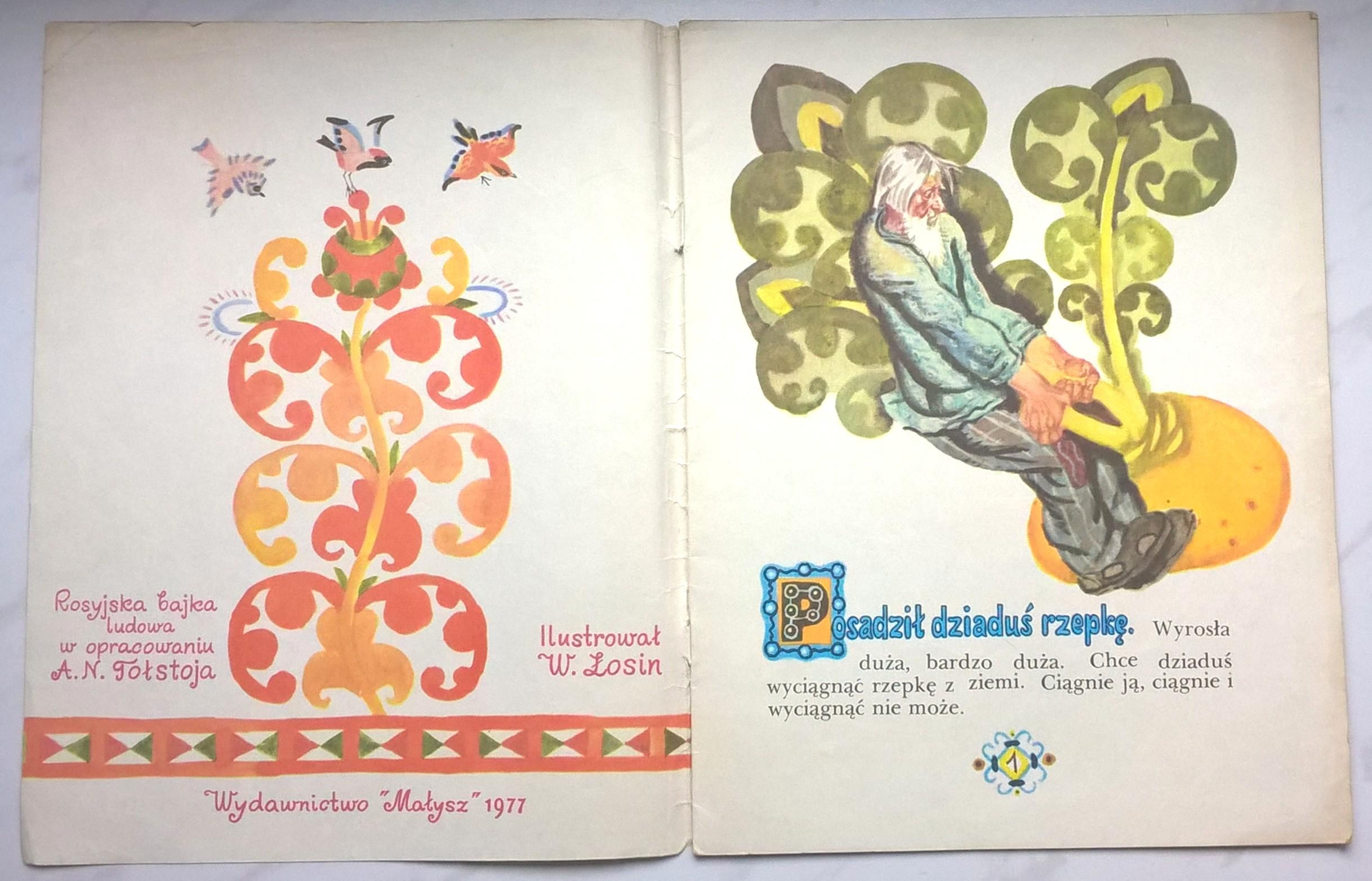 Książeczka dla dzieci "RZEPKA"