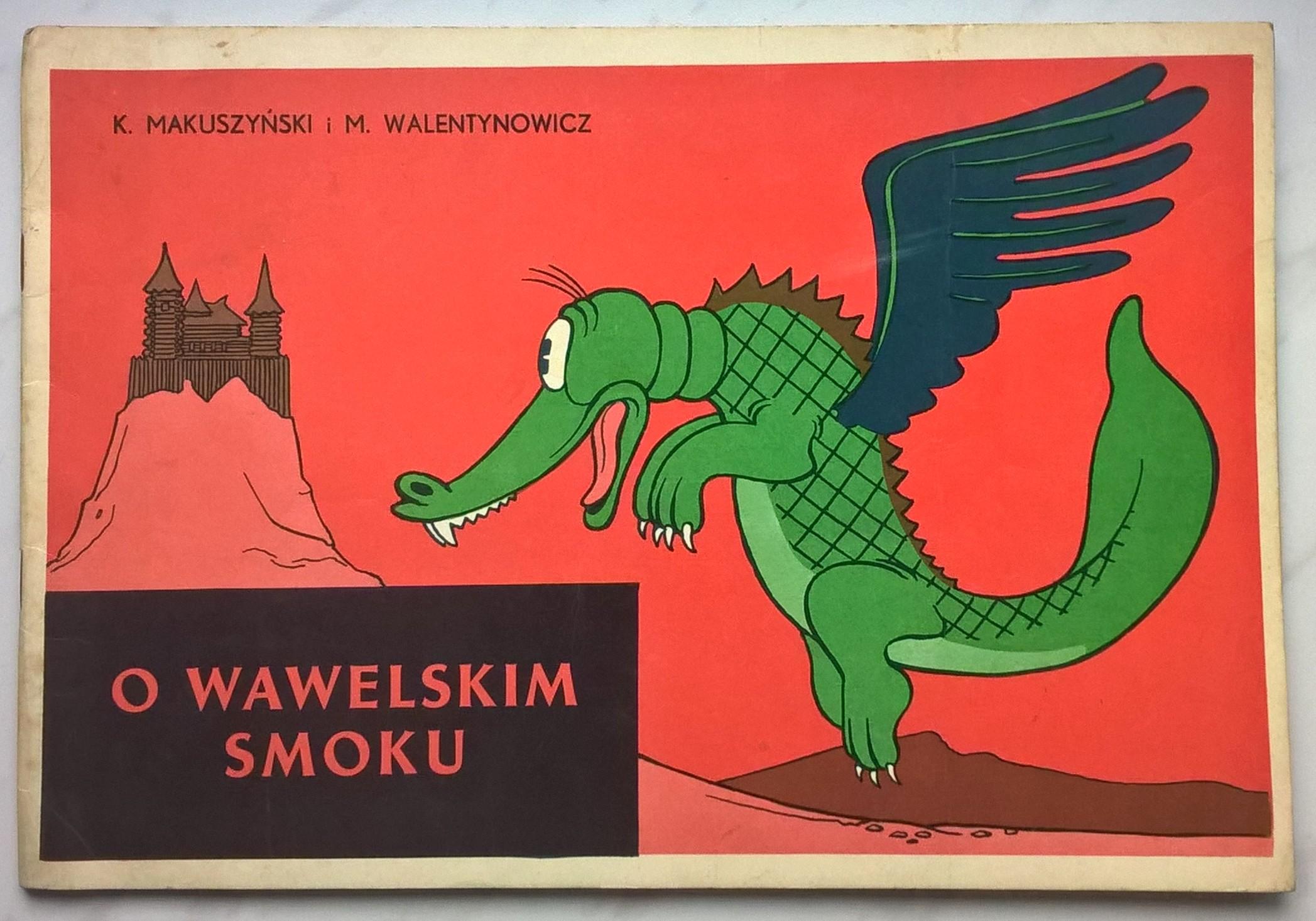 Komiks dla dzieci "O wawelskim smoku" K. Makuszyński i M. Walentynowicz, 1976 r.