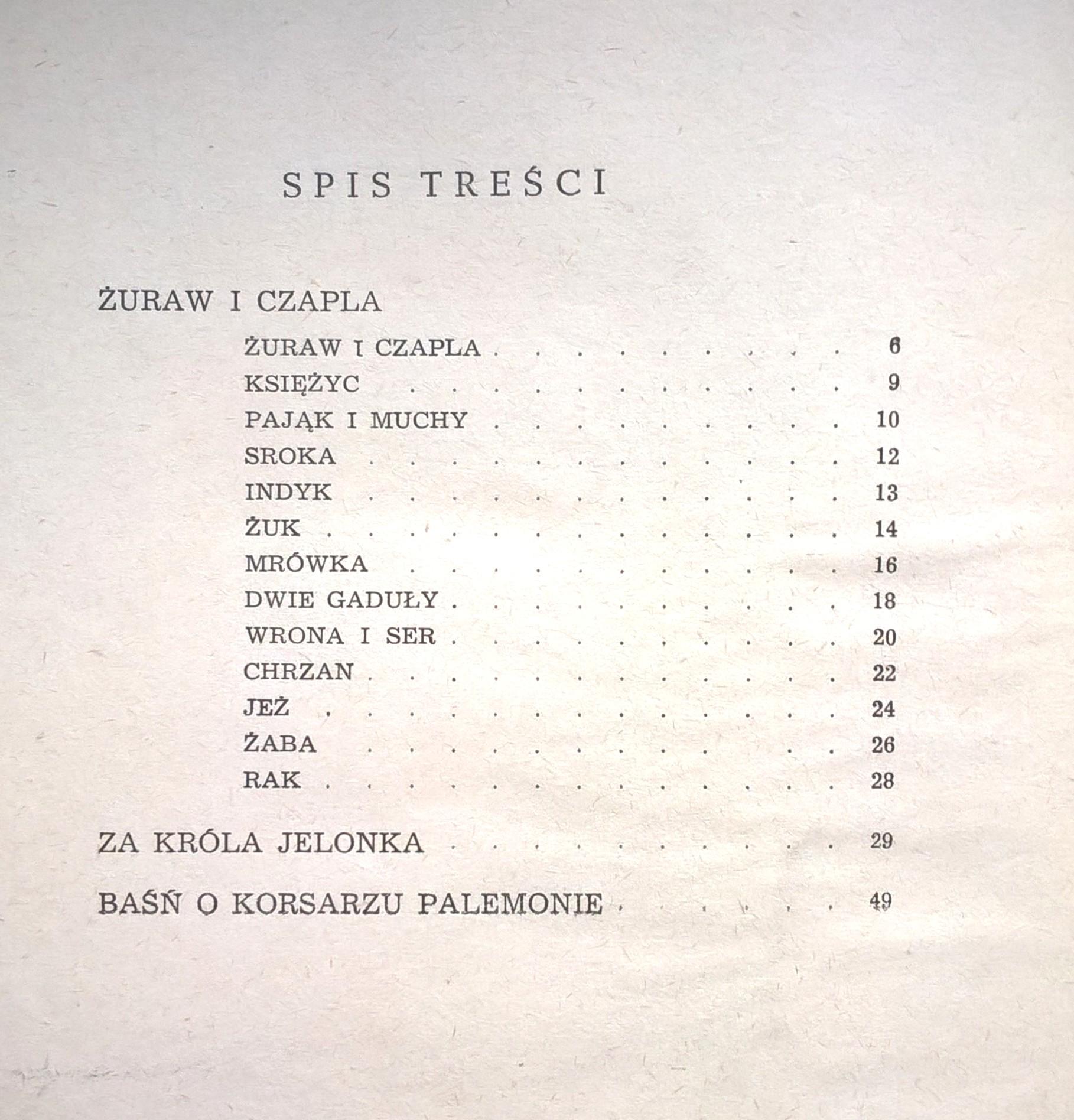 Książka dla dzieci - Jan Brzechwa "Bajki i Baśnie", ilustrował Jan Marcin Szancer, 1954 r.
