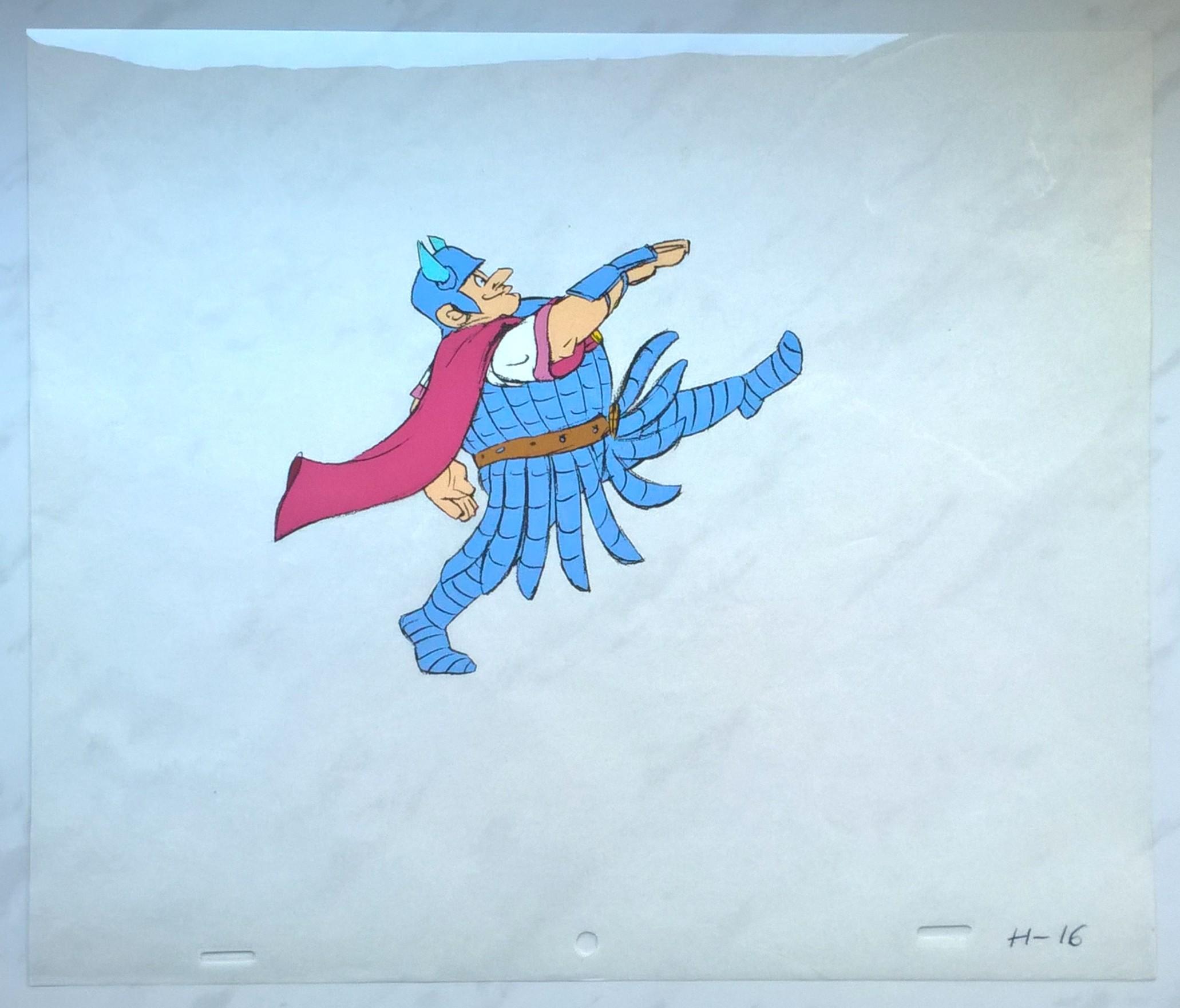 Folia animacyjna z bajki „Kajko i Kokosz” – postać HEGEMONA (H-16)