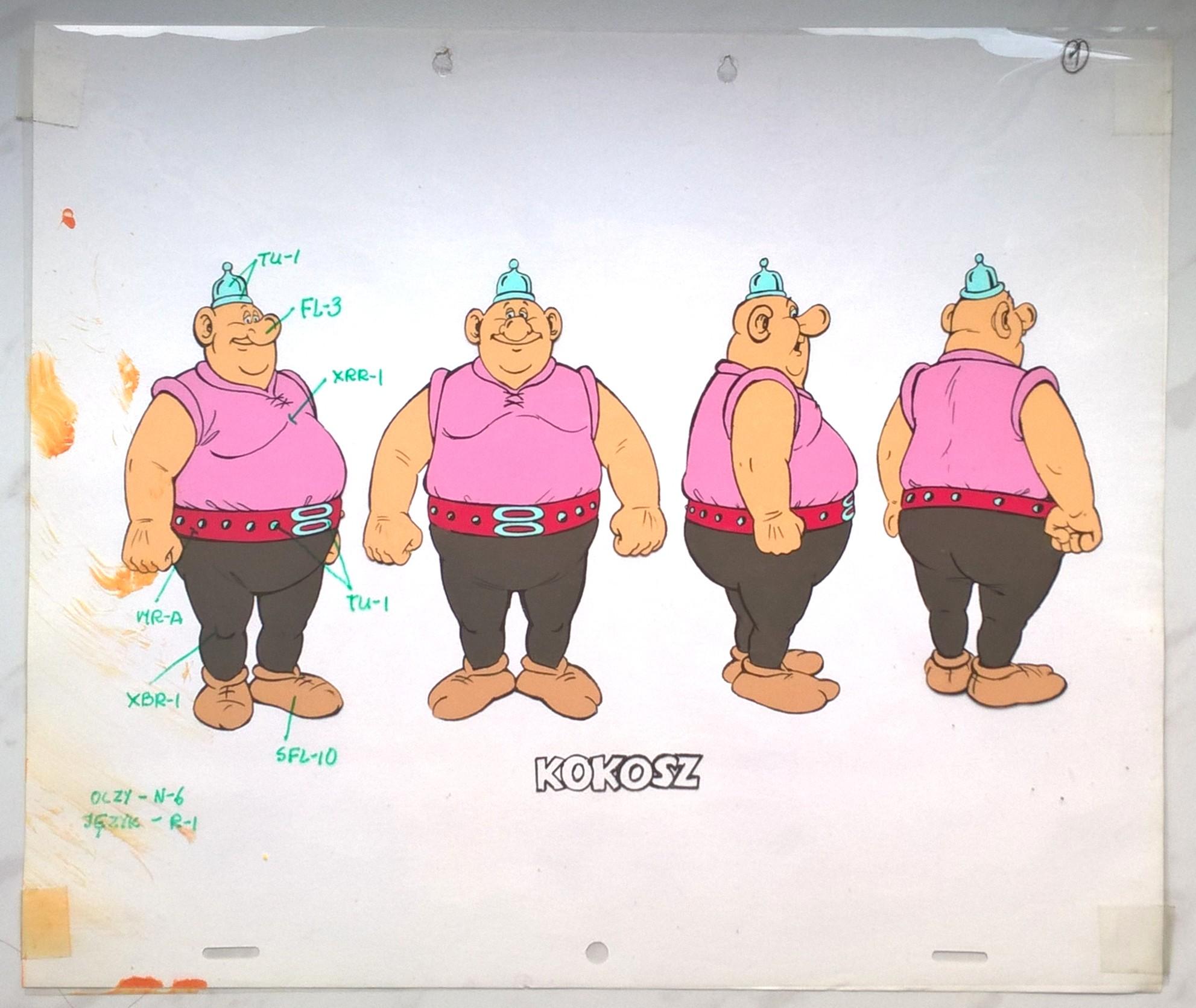 Folia animacyjna z bajki „Kajko i Kokosz” – KOKOSZ (1)