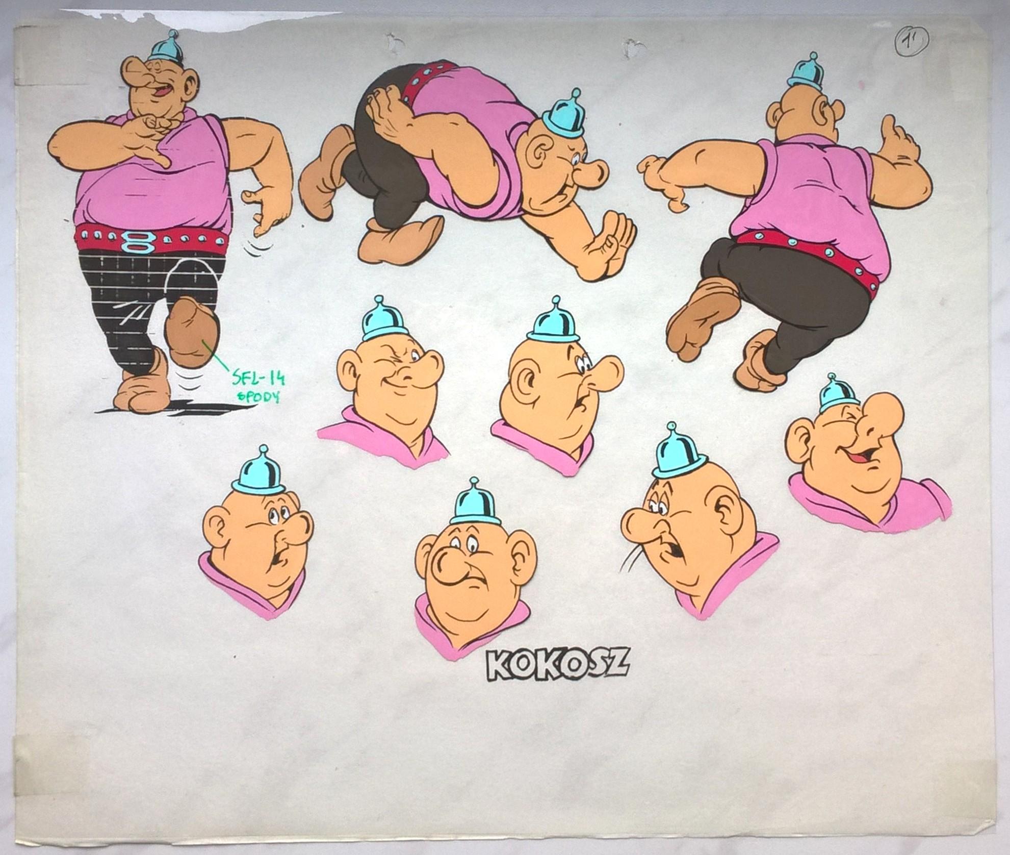 Folia animacyjna z bajki „Kajko i Kokosz” – KOKOSZ (15)