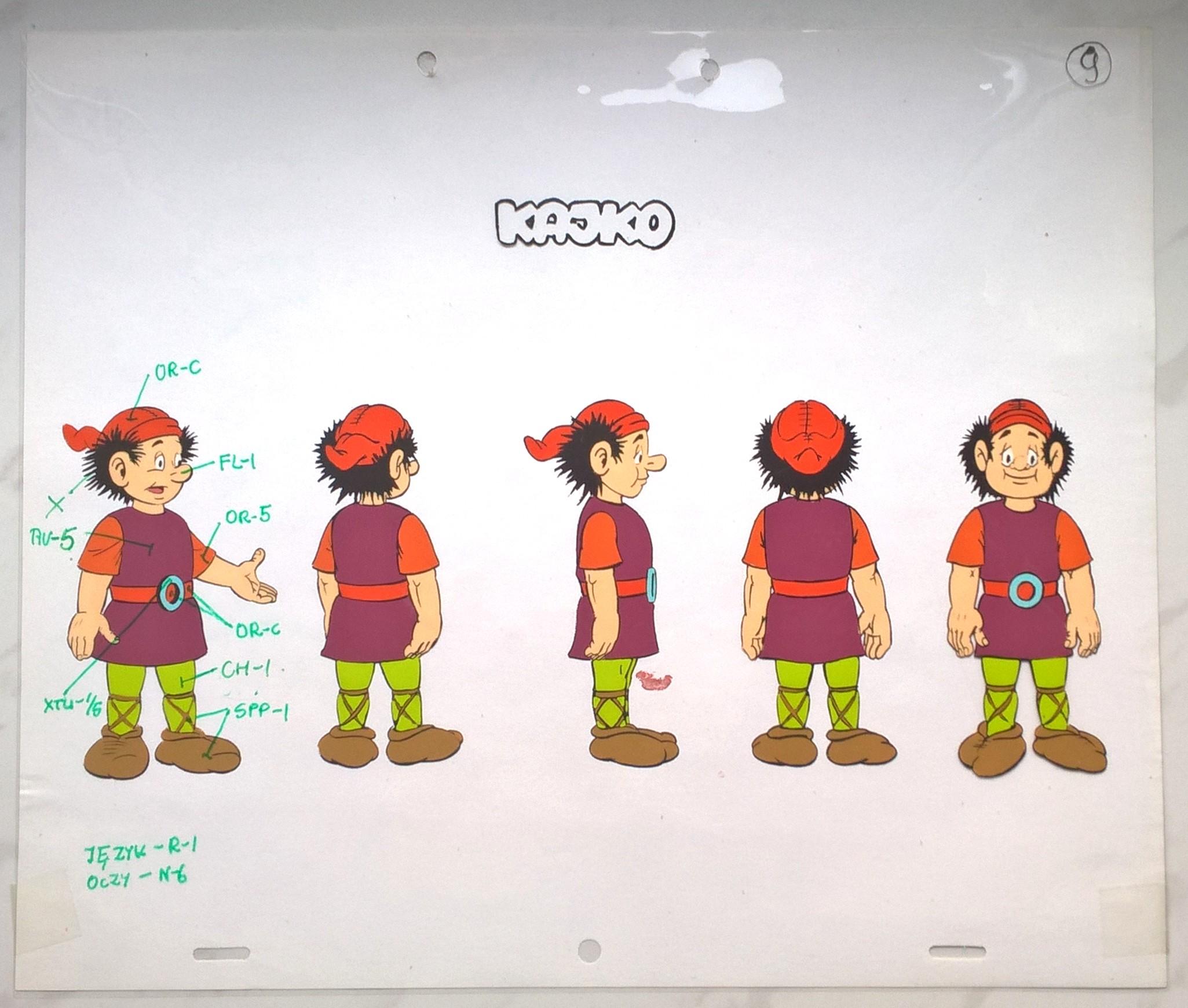 Folia animacyjna z bajki „Kajko i Kokosz” – KAJKO (9)