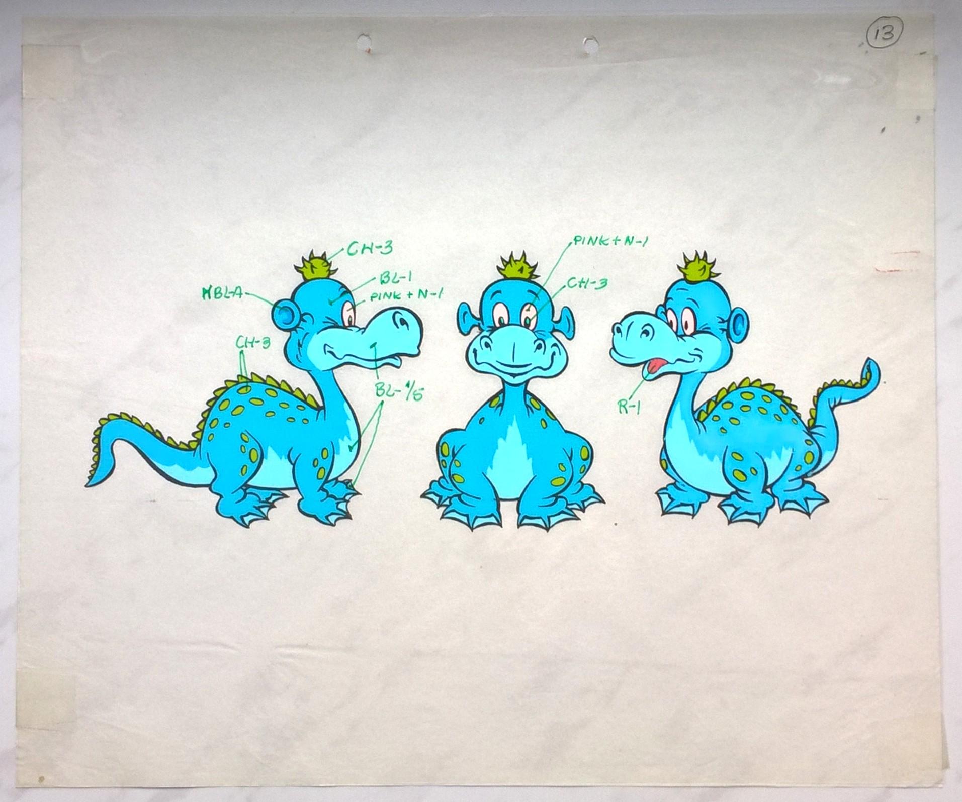 Folia animacyjna z bajki „Kajko i Kokosz” – SMOK MILUŚ (13)