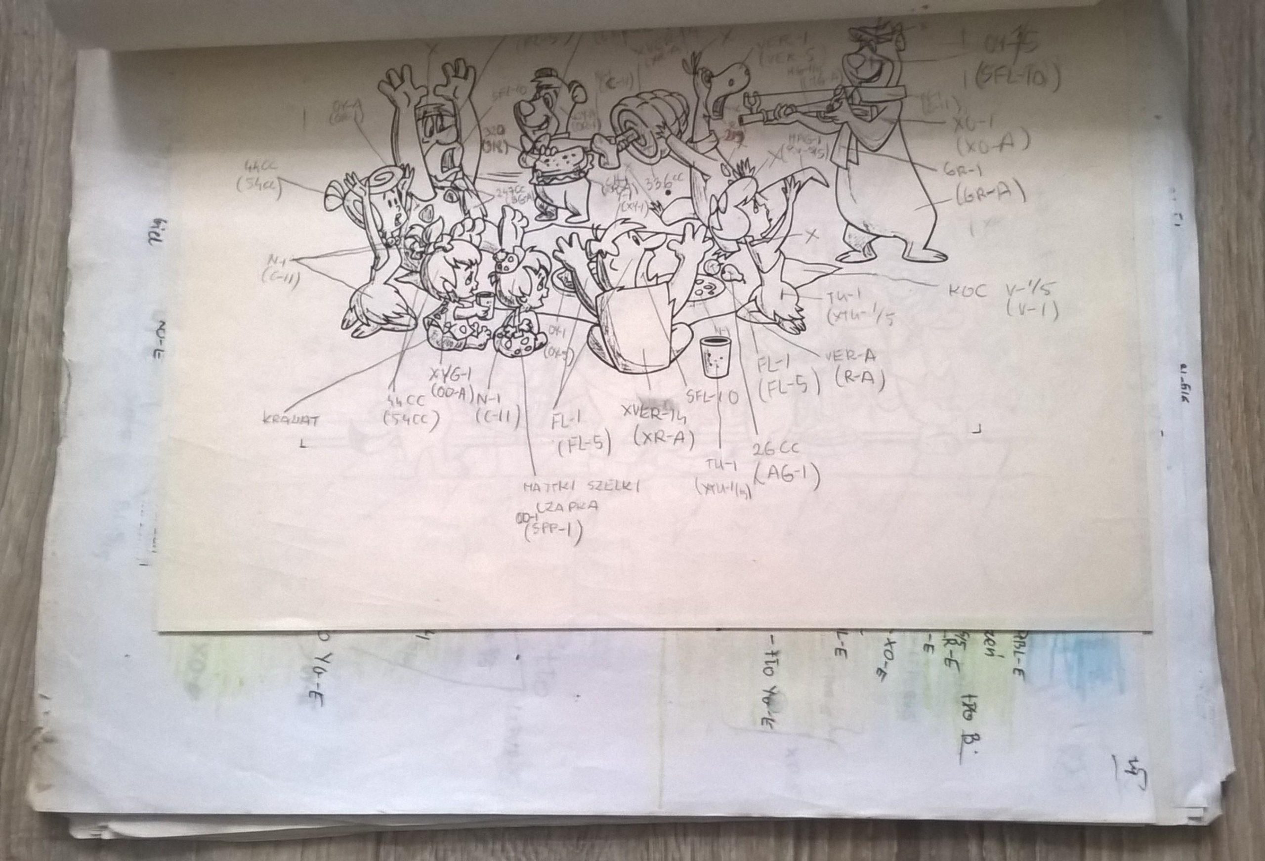 Teczka animacyjna - bajki Hannah-Barbera - SFR Bielsko-Biała