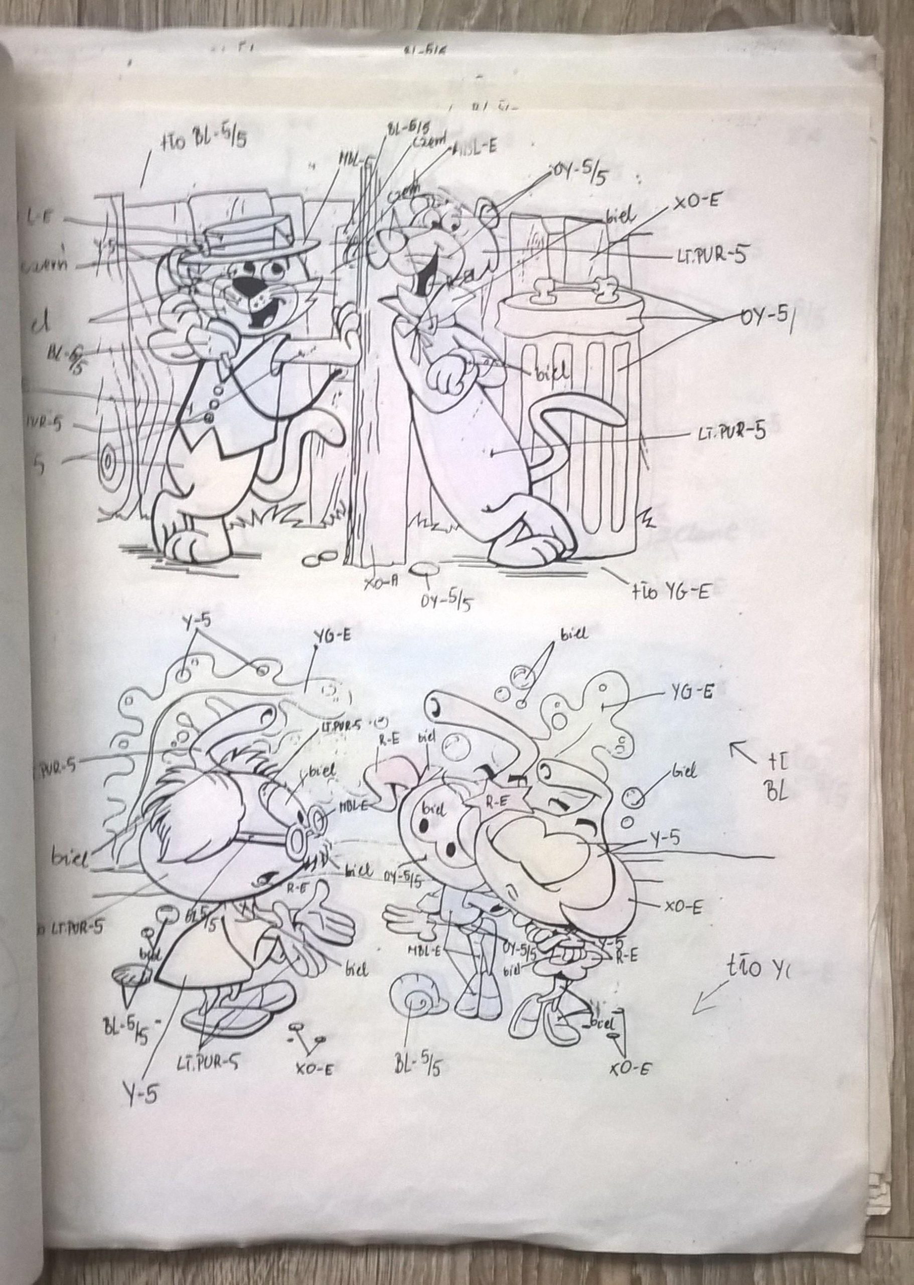 Teczka animacyjna - bajki Hannah-Barbera - SFR Bielsko-Biała