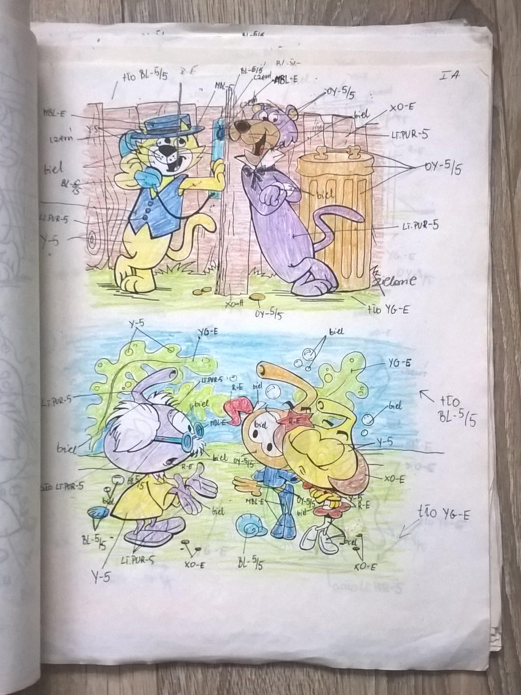 Teczka animacyjna - bajki Hannah-Barbera - SFR Bielsko-Biała