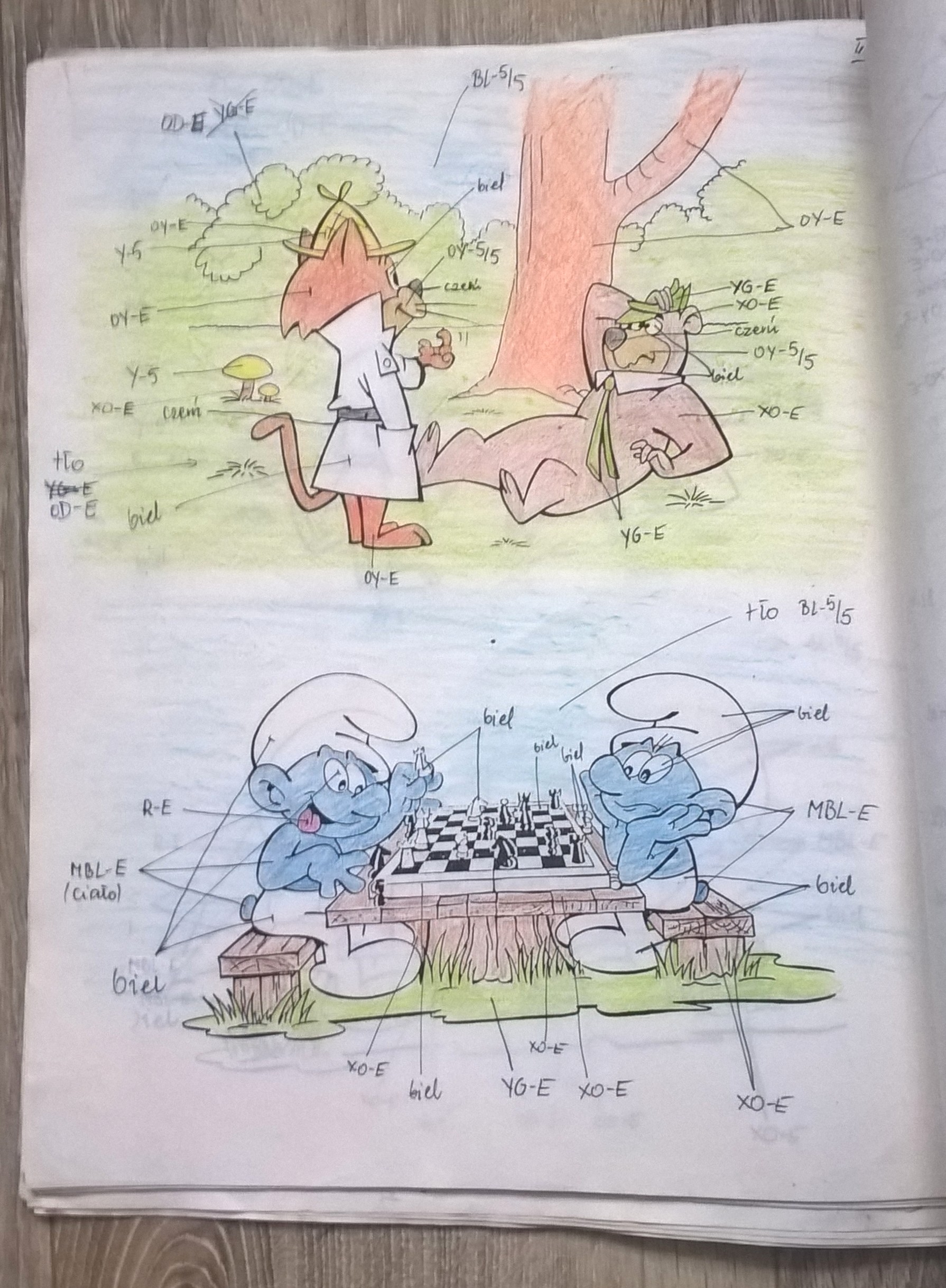 Teczka animacyjna - bajki Hannah-Barbera - SFR Bielsko-Biała