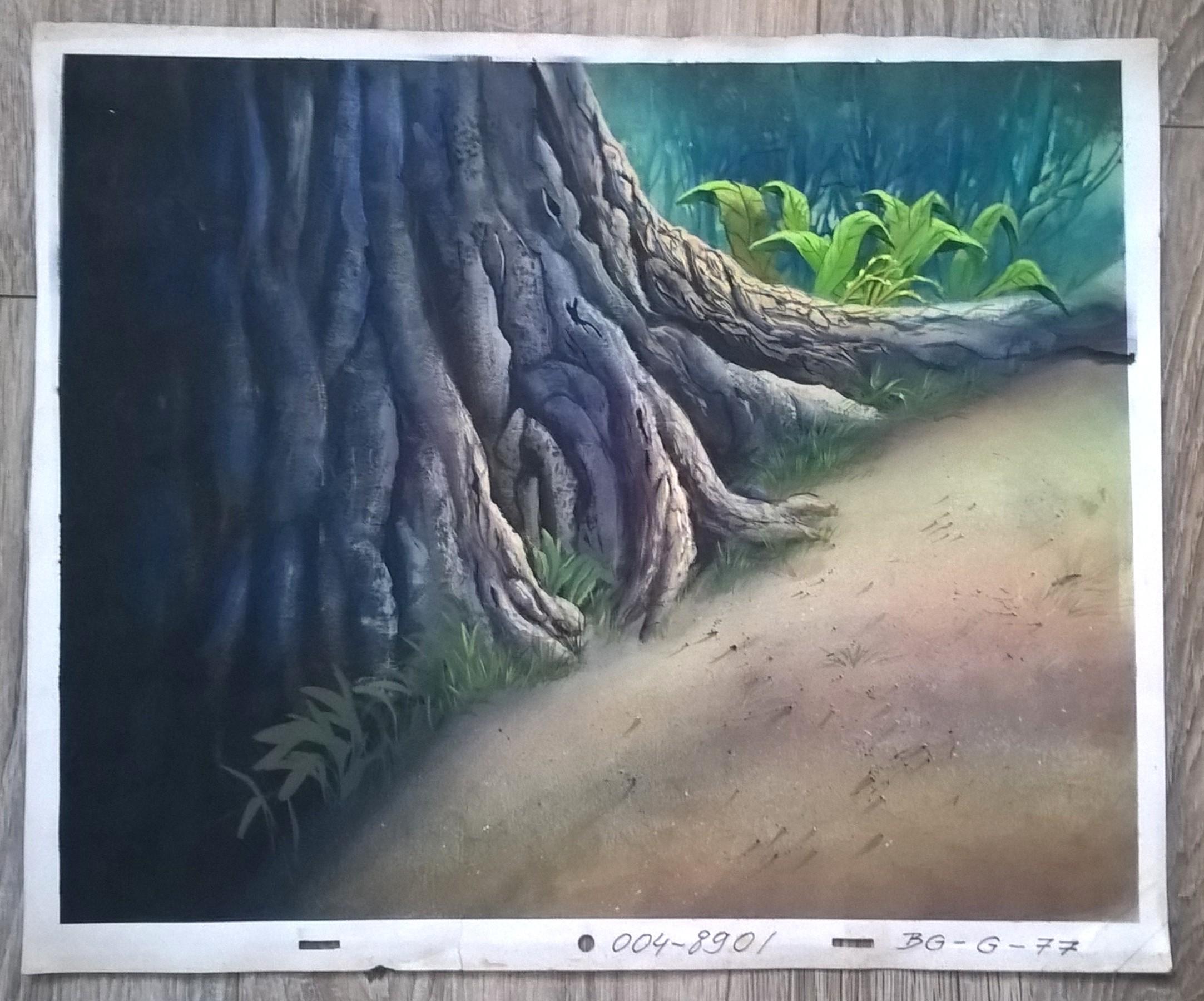 Zestaw animacyjny ze Studia Filmów Rysunkowych w Bielsku-Białej - tło i folia