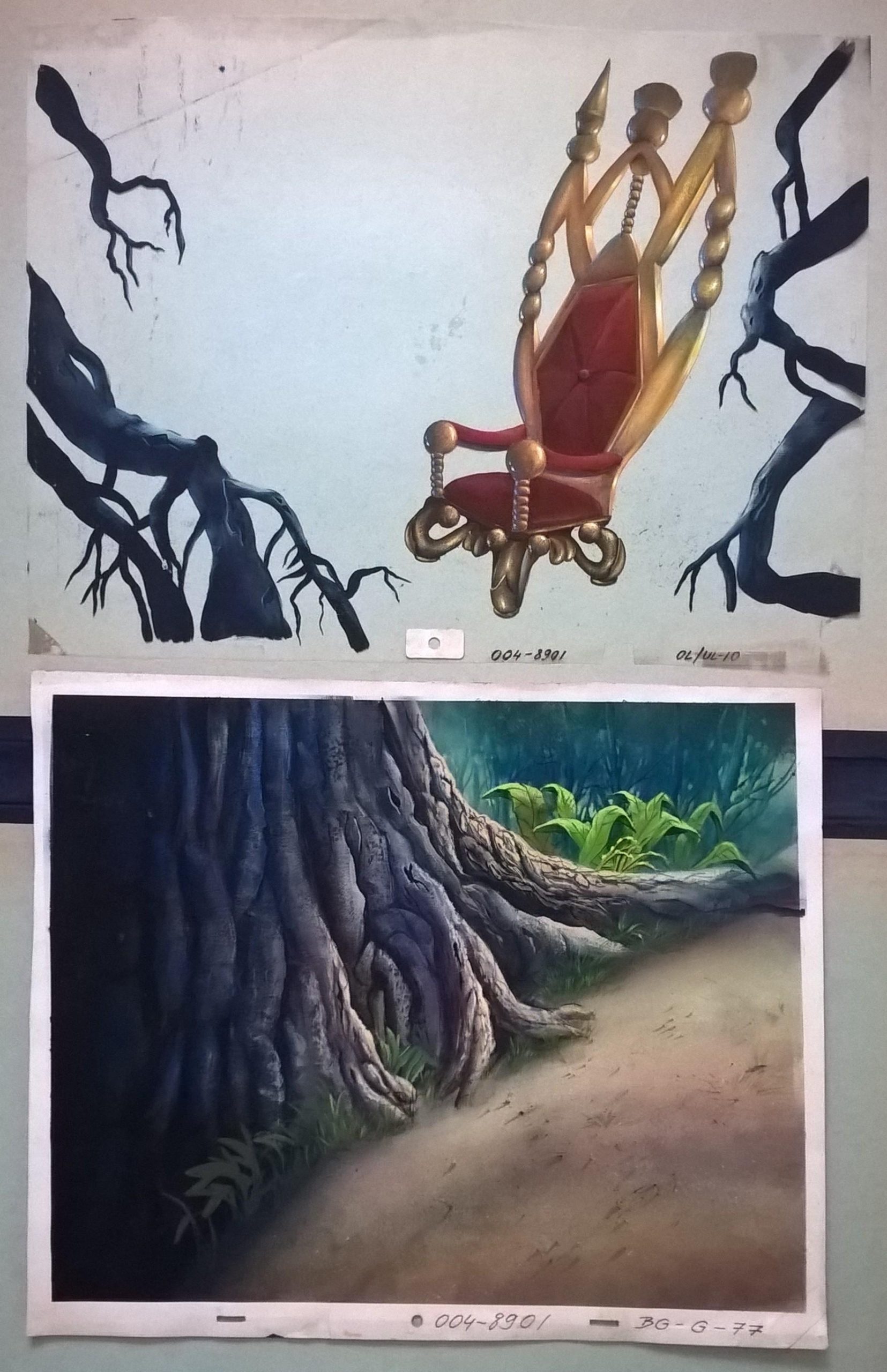 Zestaw animacyjny ze Studia Filmów Rysunkowych w Bielsku-Białej - tło i folia