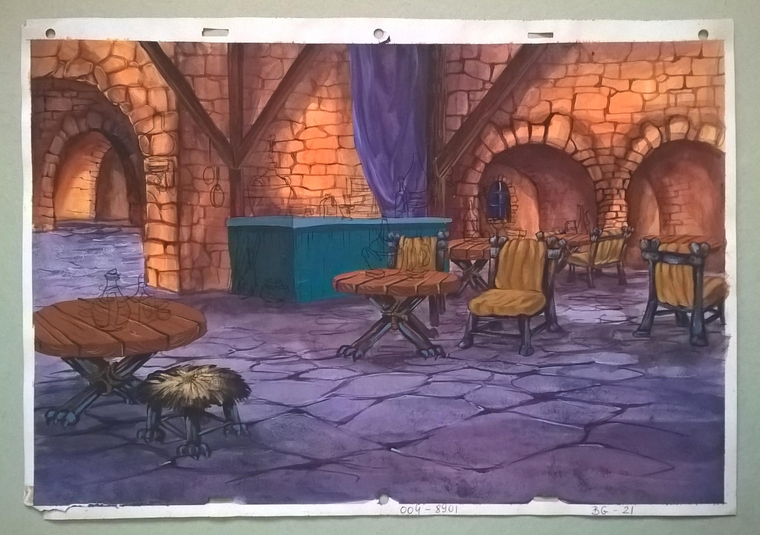 Tło animacyjne ze Studia Filmów Rysunkowych w Bielsku-Białej