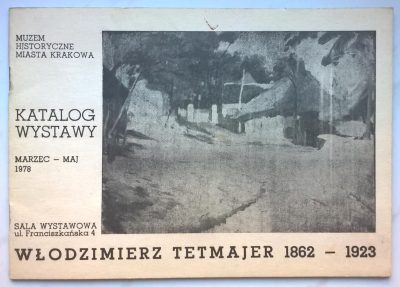 Katalog wystawy, 1978 r. - WŁODZIMIERZ TETMAJER - z podpisem Piotra Pochwalskiego
