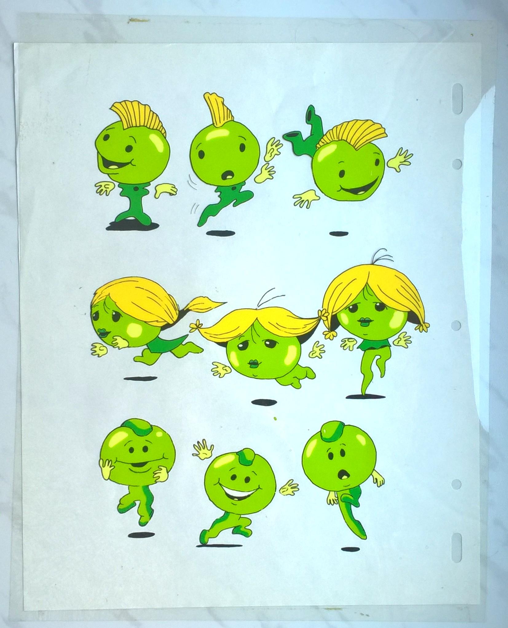 Folia animacyjna z bajki „Karrypel kontra Groszki” – GROSZKI