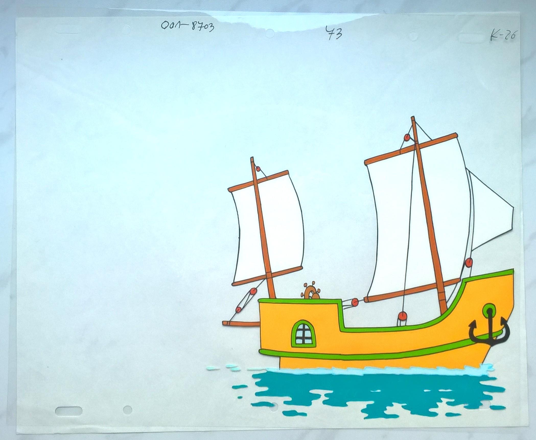 Folia animacyjna z bajki „Podróże Kapitana Klipera” – STATEK HERMES (K-26)