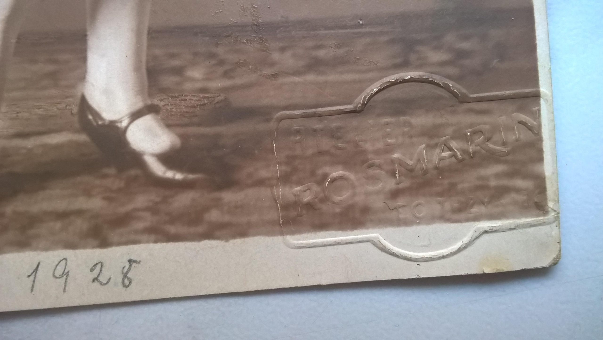 Zdjęcie portretowe kobiety - 1928 r. - Atelier ROSMARIN, Trzyniec