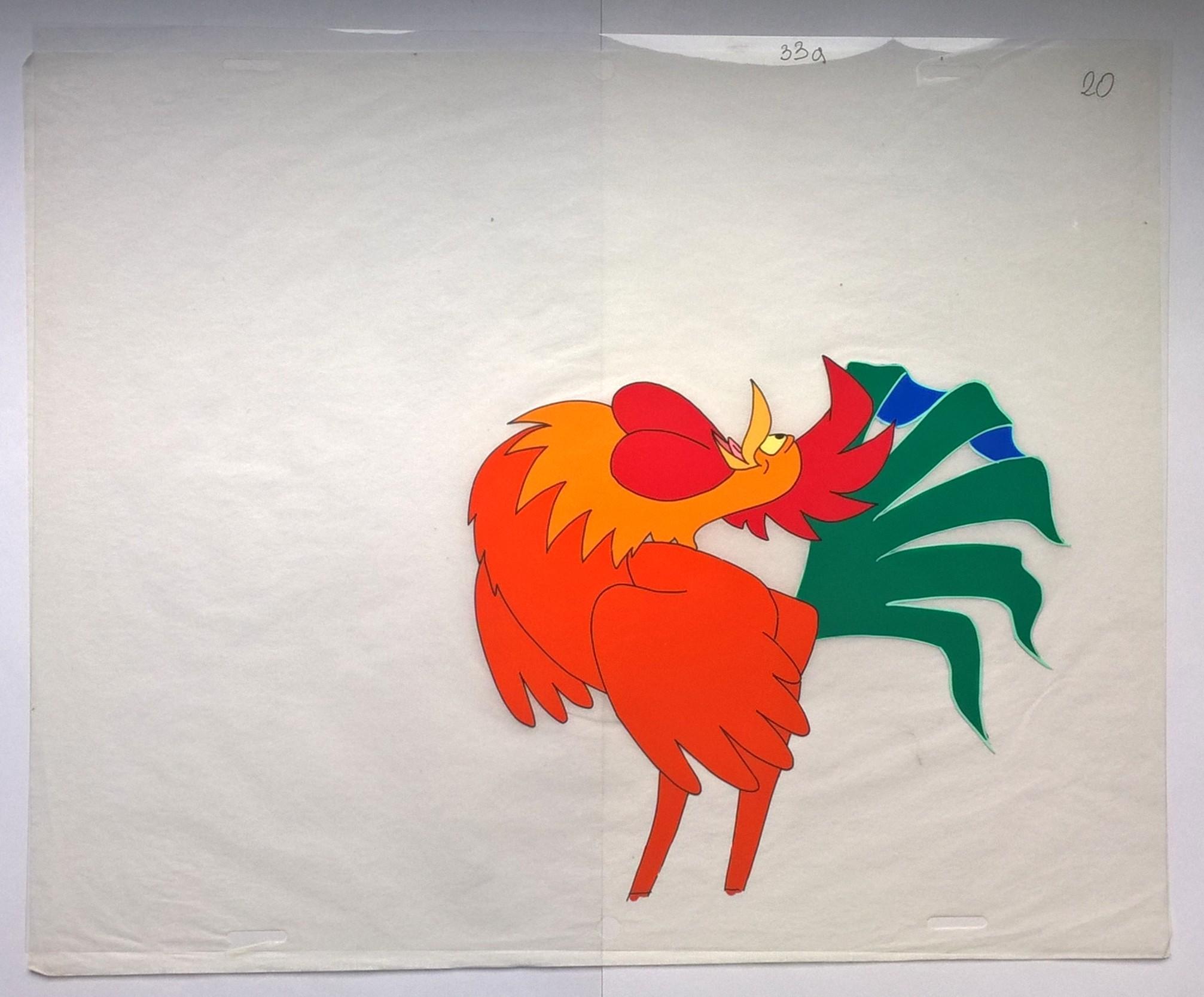 Folia animacyjna celuloidowa z bajki „Między nami bocianami” – KOGUT (20)