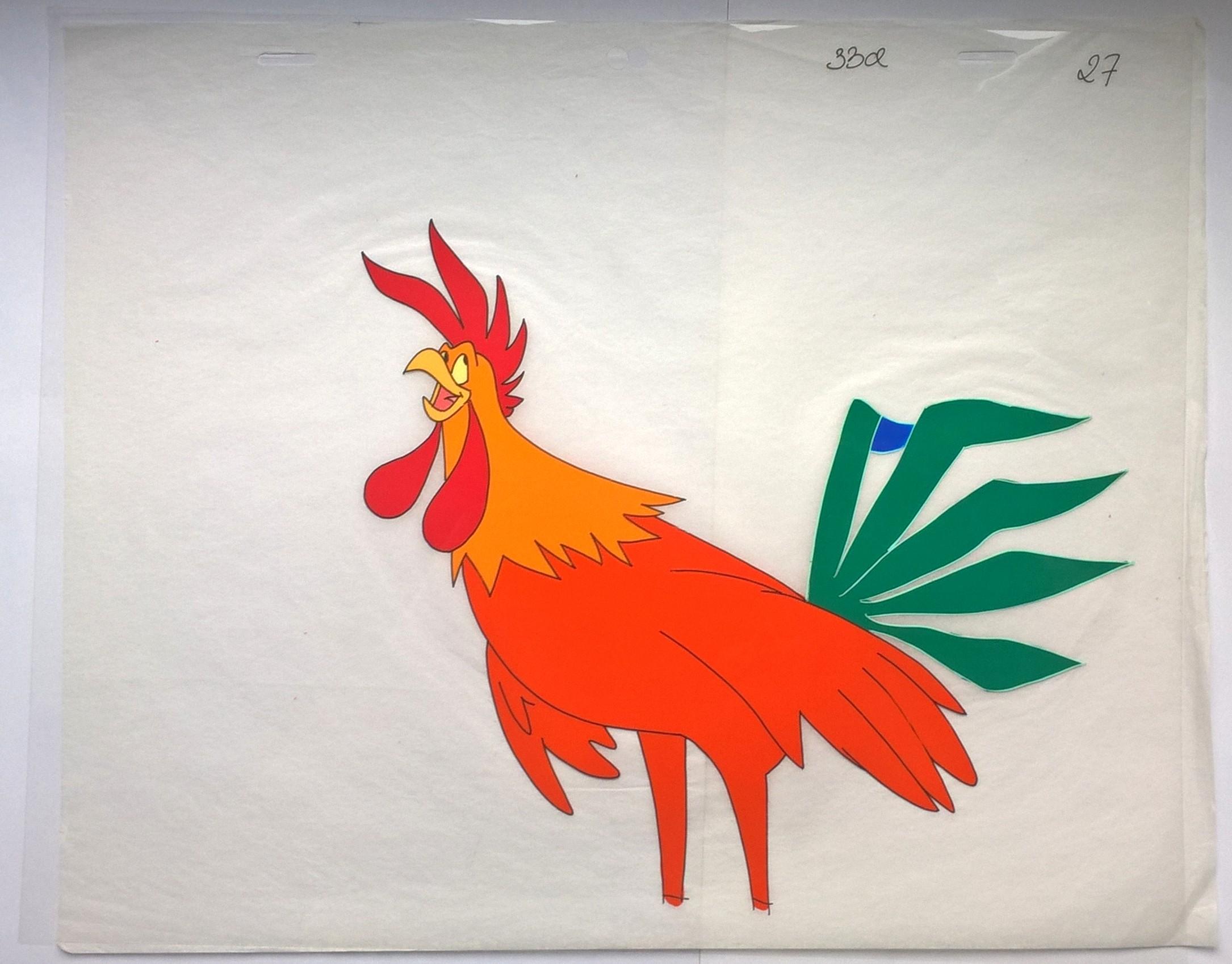 Folia animacyjna celuloidowa z bajki „Między nami bocianami” – KOGUT (27)