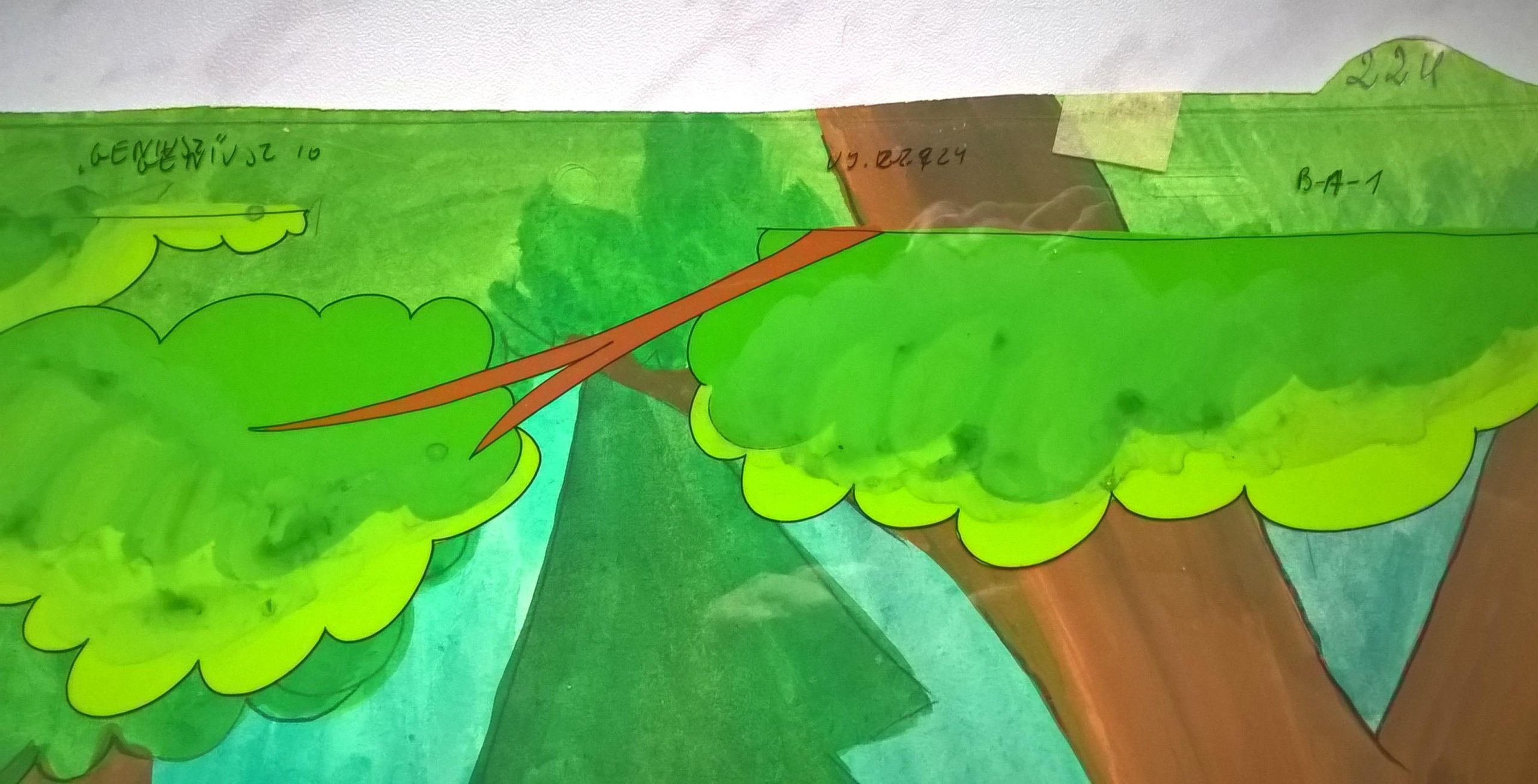 Zestaw animacyjny z bajki "Między nami bocianami" - odc. X "Geniusz Eugeniusz"