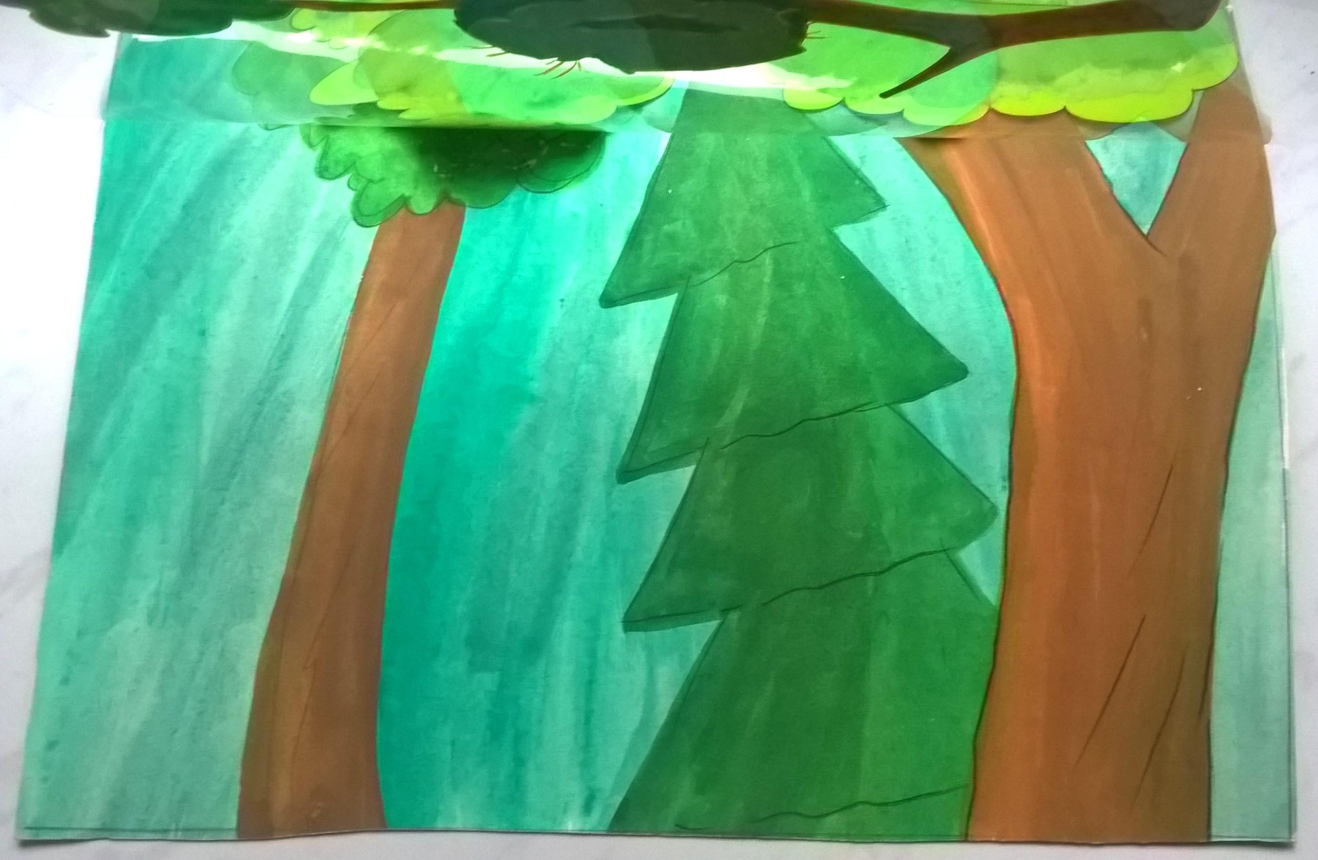 Zestaw animacyjny z bajki "Między nami bocianami" - odc. X "Geniusz Eugeniusz"