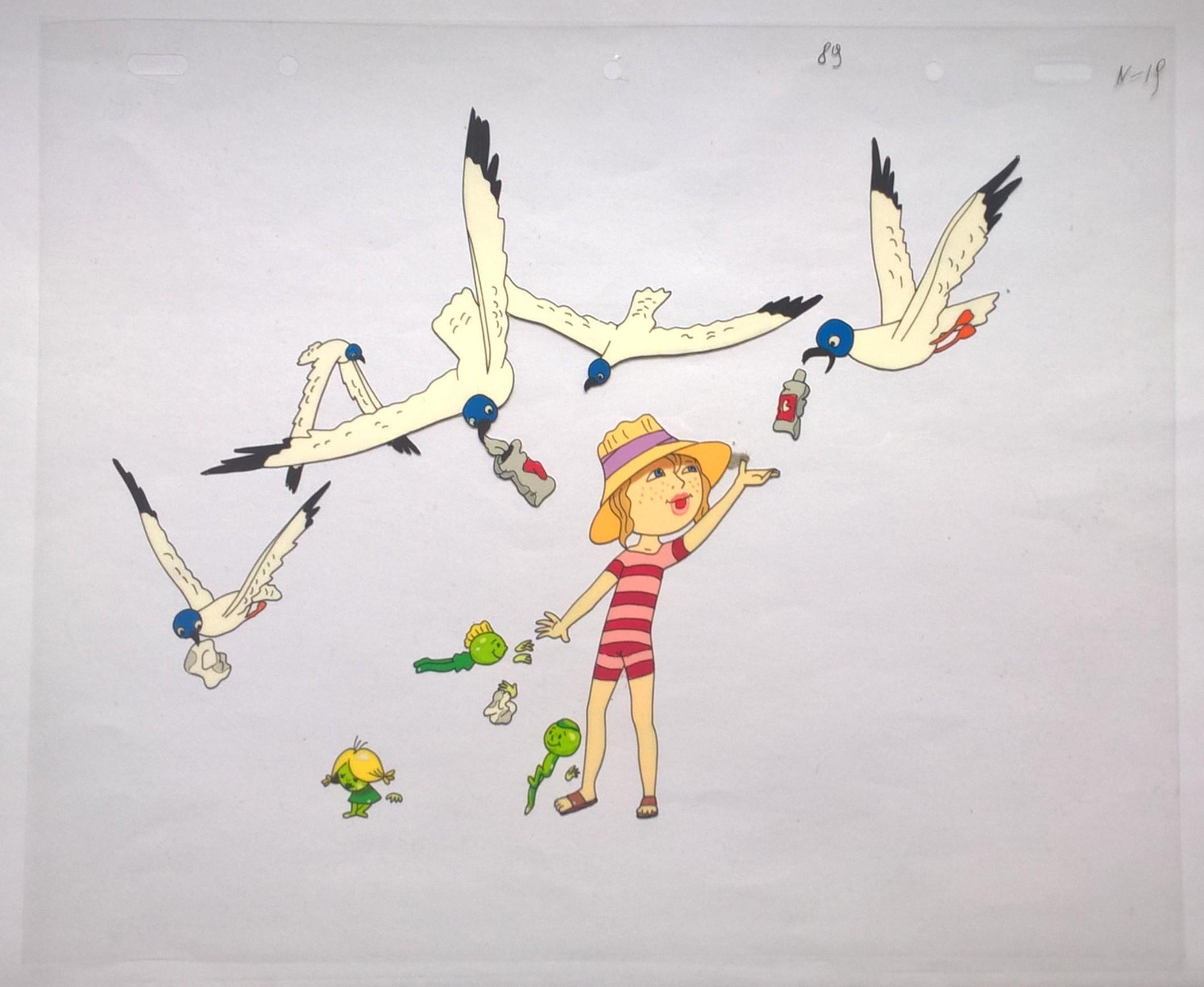 Zestaw animacyjny z bajki „Karrypel kontra Groszki” – NIKA, GROSZKI i PTAKI