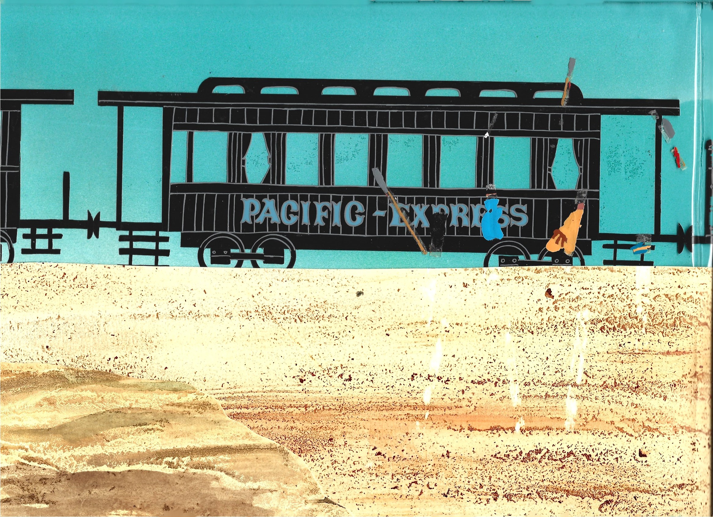 Dekoracja z bajki „Wielka podróż Bolka i Lolka” - tło i folia