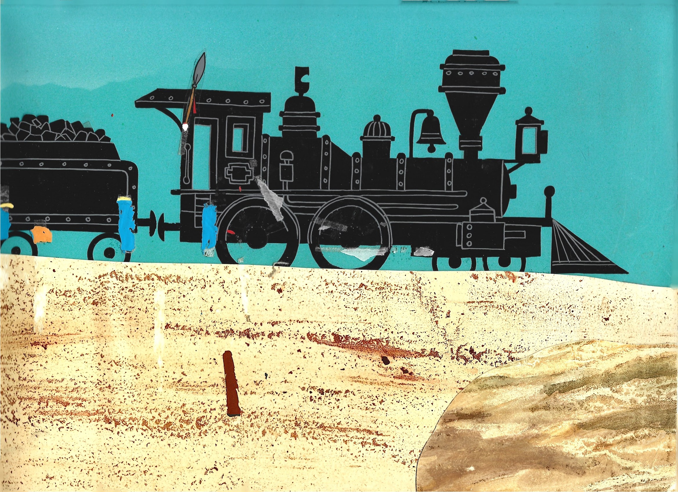 Dekoracja z bajki „Wielka podróż Bolka i Lolka” - tło i folia