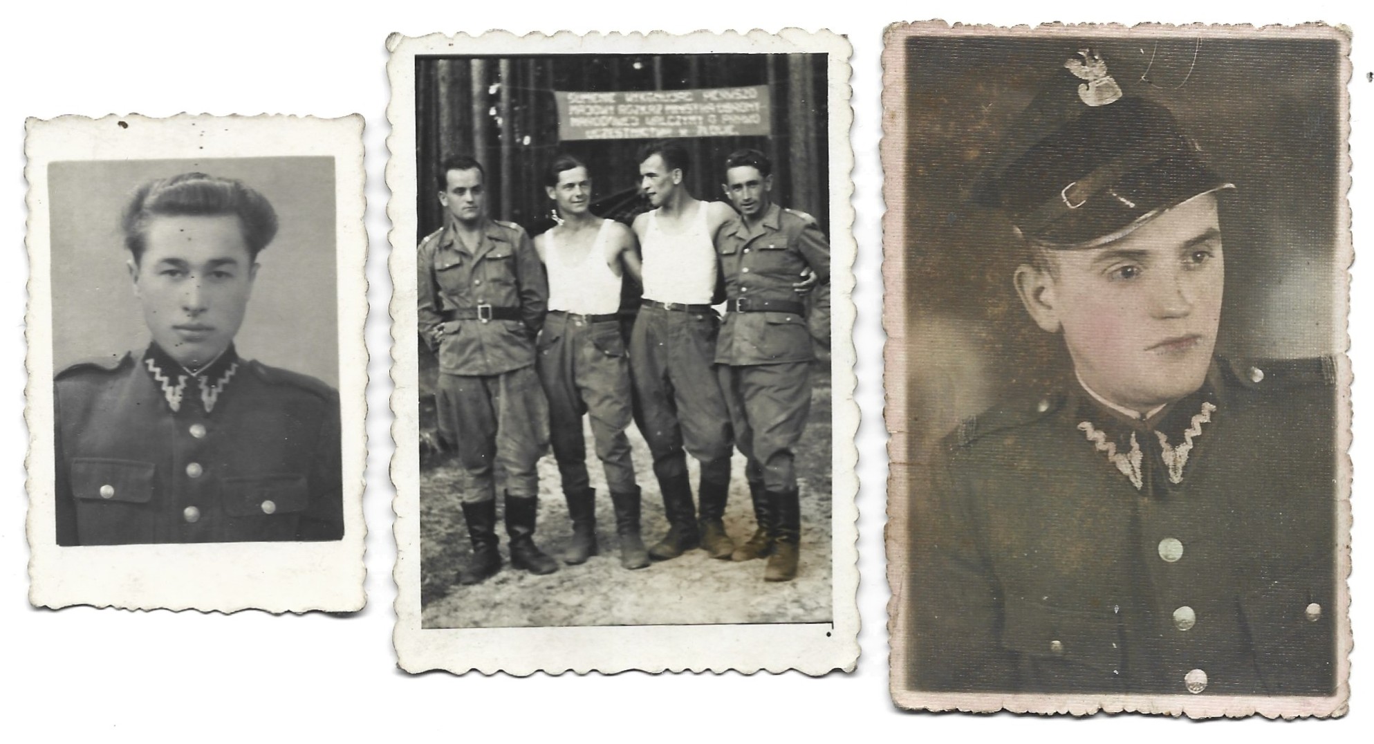 Zestaw zdjęć żołnierzy LWP