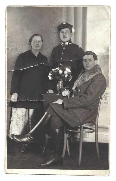 Zdjęcie rodzinne - żołnierz Podhalańczyk