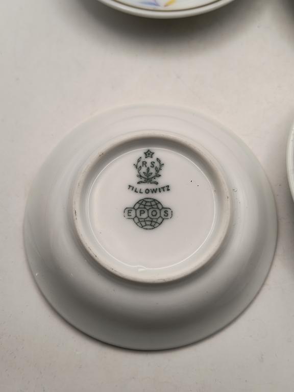 Zestaw talerzyków porcelanowych RS TILLOWITZ (Tułowice)