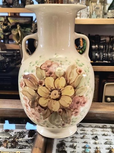 Wazon ceramiczny Bolesławiec - ręcznie malowała Ewa Karbownik