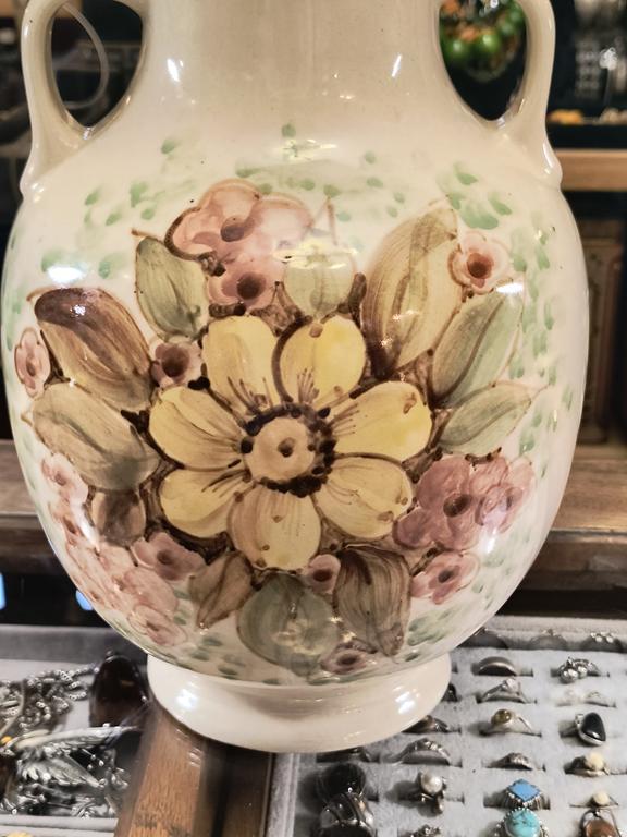 Wazon ceramiczny Bolesławiec - ręcznie malowała Ewa Karbownik