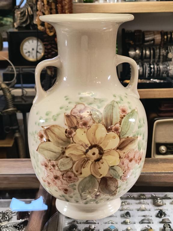 Wazon ceramiczny Bolesławiec - ręcznie malowała Ewa Karbownik