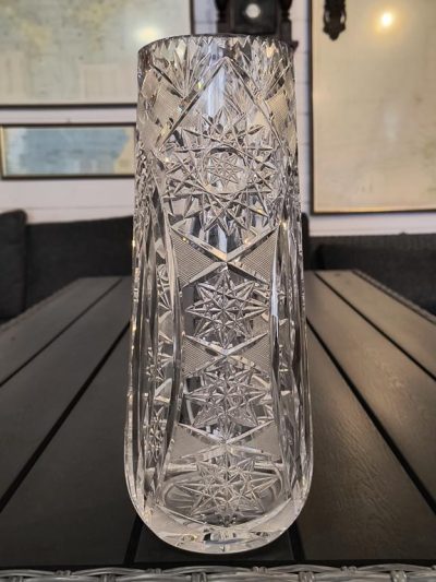 Duży wazon kryształowy