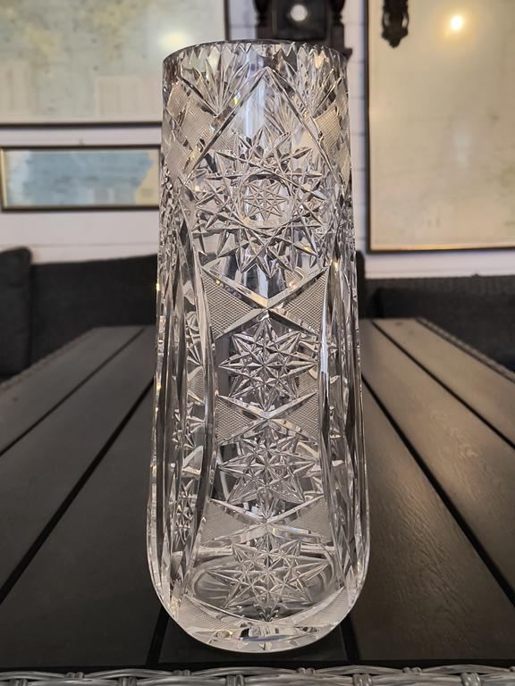Duży wazon kryształowy